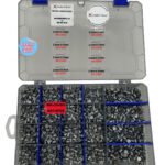 800 Piece Self Piercing Rivet Kit. 3.3mm - 4 Sizes. KGM-EQ