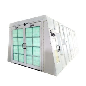 CROSS FLOW DRAFT PAINT SPRAY BOOTH