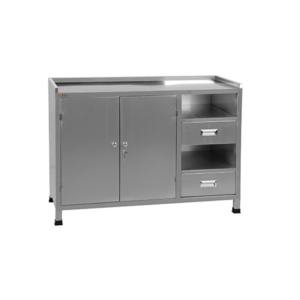 PAINT STORAGE MIXING CABINET & TABLE